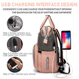 Cyflymder USB Waterproof Charger Diaper Backpack Bag Maternity USB Nursing Bag Universal Large Woman Travel Baby Organizer Stroller Bags