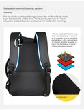 New Nylon Backpack Waterproof Large Capacity Business Male Laptop Multi-function Backpacks Design Fashion Casual Quality Bag