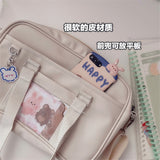 Cyflymder Japanese Girls Kawaii JK Uniform School Clutch Bag Kawaii Lolita PU Handbag College Students Messenger Bag Cospaly Bags