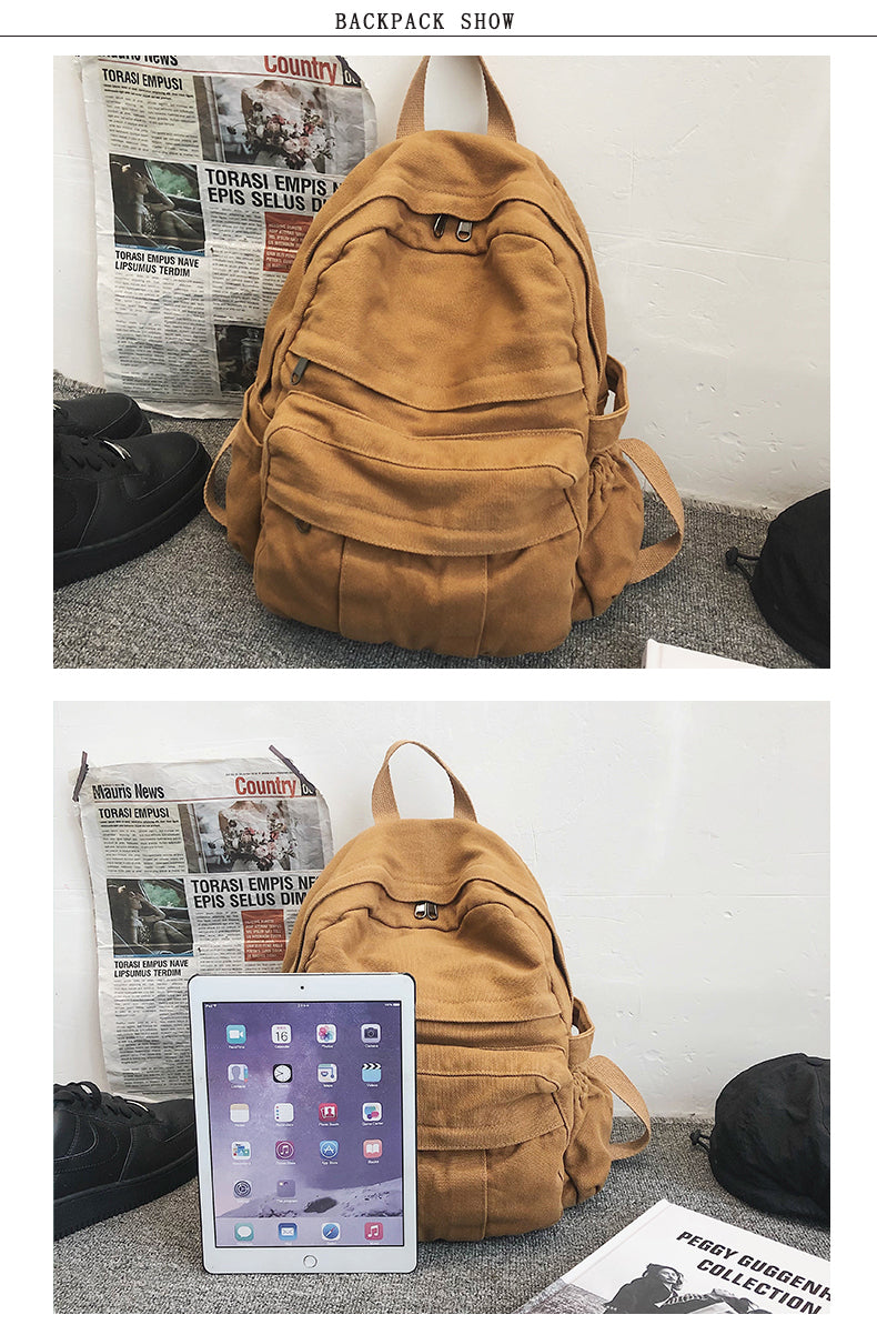 Cyflymder Vintage Casual Backpack Women Travel Bag Fashion High Capaci –  cyflymder