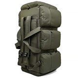 Cyflymder 90L Large Capacity Men's Travel Bags Canvas Military Tactical Backpack Waterproof Hiking Climbing Camping Rucksack Bags XA216K