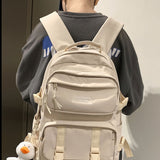 Cyflymder Fashion Men Backpack Waterproof Nylon Rucksack for Teenager Schoolbag Kawaii Women Bag Lovers Travel Shoulder Mochila