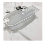 Cyflymder Summer Mini Crossbody Bags Transparent bag PVC Jelly Bag Korean fashion Shoulder Female Bag purses sac clear bags for women