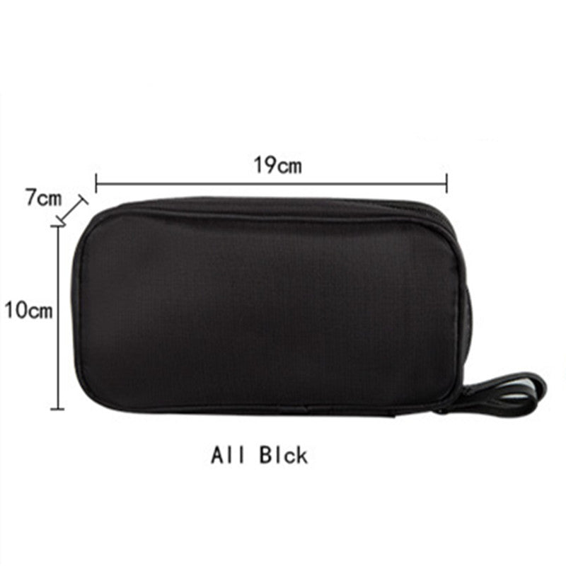 Cyflymder 1 pc Solid Cosmetic Bag Korean Style Women Makeup Bag Pouch Toiletry Bag Waterproof Makeup Organizer Case necessaire