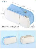 Cyflymder Large Capacity Pencil Case Stationery School Supplies Pencil Cases Pouch Office Desk Storage Bag Students Kids Pen Case Bags Box