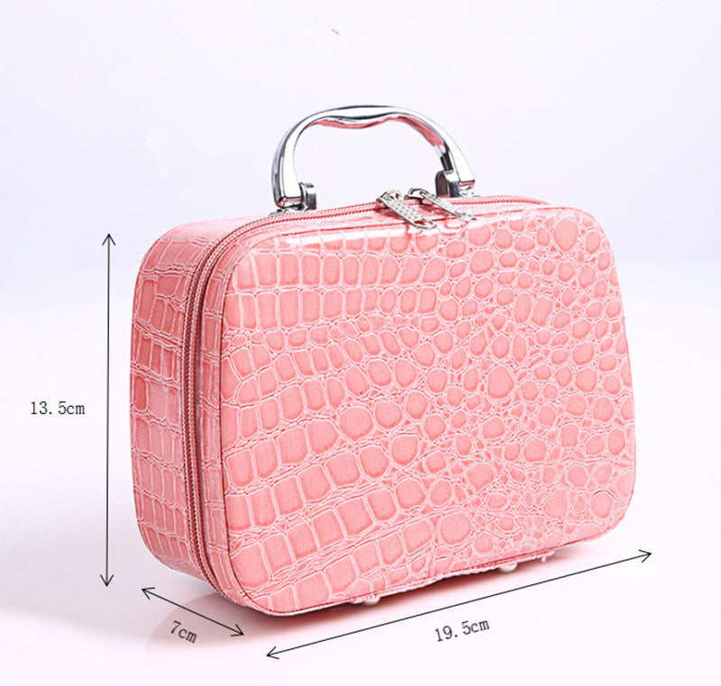 Cyflymder Professional Toiletry Bag Cosmetic Bag Organizer Women Travel Make Up Cases Big Capacity Cosmetics Suitcases For Makeup