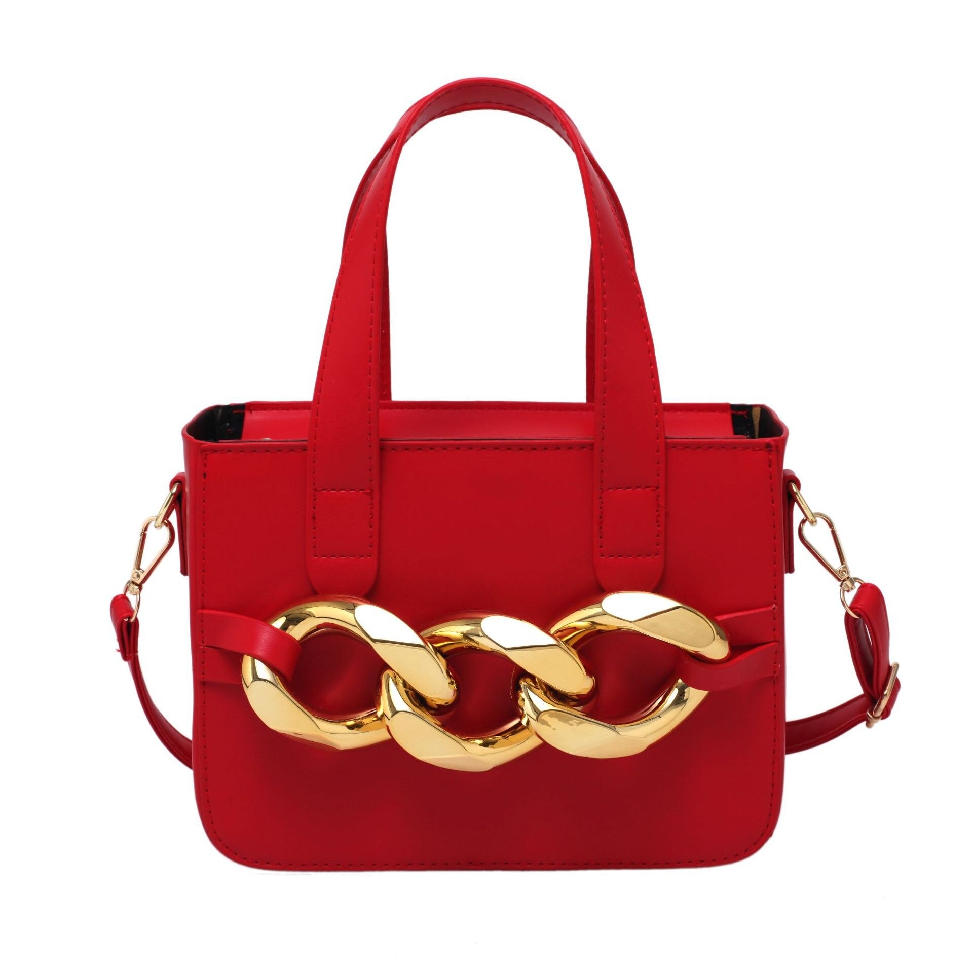Cyflymder Ladies Luxury Designer Chain PU Leather Tote Handbag Fashion Small  Mobile Phone Wallet Crossbody Shoulder Messenger Purses Bag Valentines Day