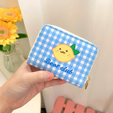 Cyflymder Women Short Cute Wallet Korean Cartoon Cute Bear Small Mini Coin Wallet Purse Clutch Card Cash Organizer Money Bag Purse Wallet
