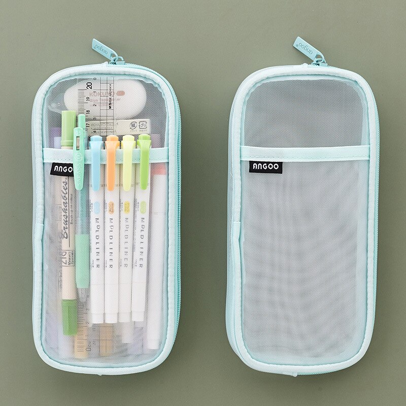 Cyflymder Transparent School Pencil Case For Students Colored Pen Bag –  cyflymder