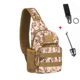 Cyflymder Hiking Trekking Backpack Sports Climbing Shoulder Bags Tactical Camping Hunting Fishing Outdoor Military Camouflage Chest Bag
