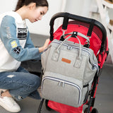 Cyflymder USB Waterproof Charger Diaper Backpack Bag Maternity USB Nursing Bag Universal Large Woman Travel Baby Organizer Stroller Bags