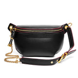 Cyflymder Ins Korea Hot Fashion Style Woman Bags Genuine Leather Fanny Packs For Sport Outdoor Travel Bag For Ladies Girls Waist Bag