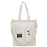 Cyflymder Women Canvas Bag New Design Zipper Shoulder Bag Female Reusable Large Capacity Shopper Tote Ladies Eco Cloth Shopping Bags