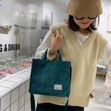 Cyflymder Women's Bag Canvas Shoulder Crossbody Bags for Women Korean Female Handbags Tote Bag with Short Handle Sac A Main