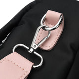 Cyflymder Casual Oxford Backpack Women Black Waterproof Nylon School Bags For Teenage Girls High Quality Fashion Travel Tote Packbag