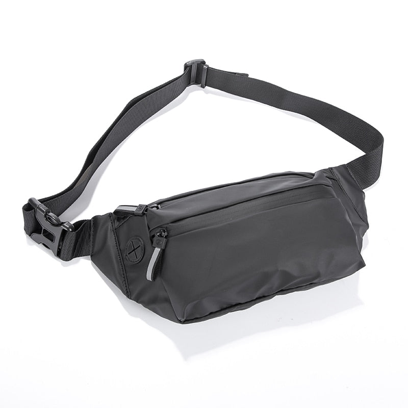 Cyflymder Waterproof Man Waist Bag Fanny Pack Fashion Chest Pack Outdoor Sports Crossbody Bag Casual Travel Male Belt Bag Hip Waist Packs