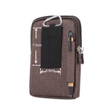 Cyflymder Cowboy Cloth Phone Pouch Belt Clip Bag for Phone Case with Pen Holder Waist Bag Outdoor Sport Phone Cover