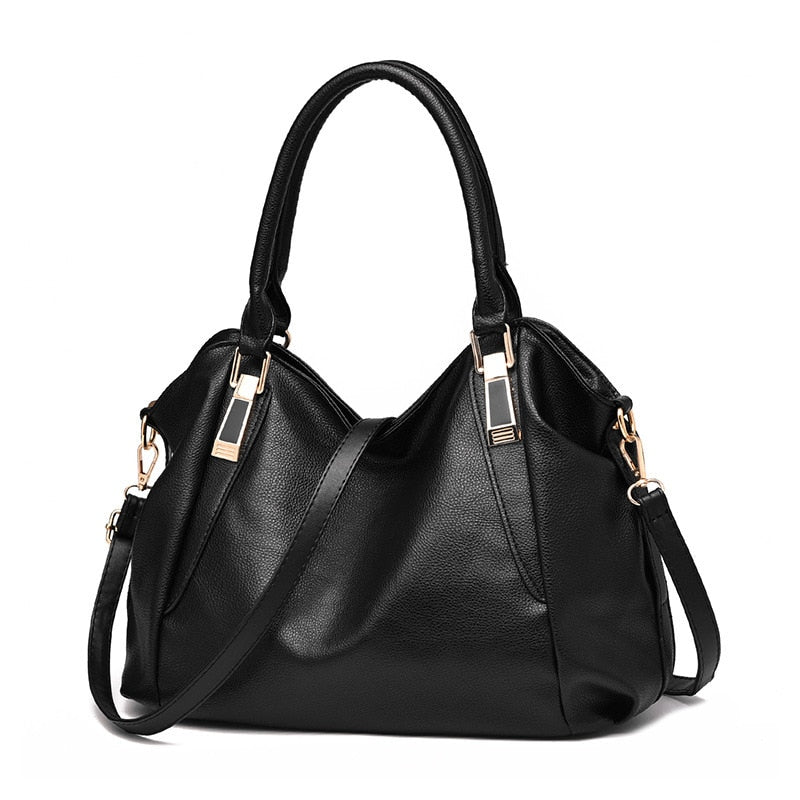 Cyflymder New Luxury Handbags Women Shoulder Bag Casual Large Tote Bags Hobo Soft Leather Ladies' Crossbody Messenger Bag Sac
