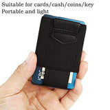 Cyflymder Men Women Elastic Band Card Wallet Holder Small Minimalist Business ID Credit Card Case