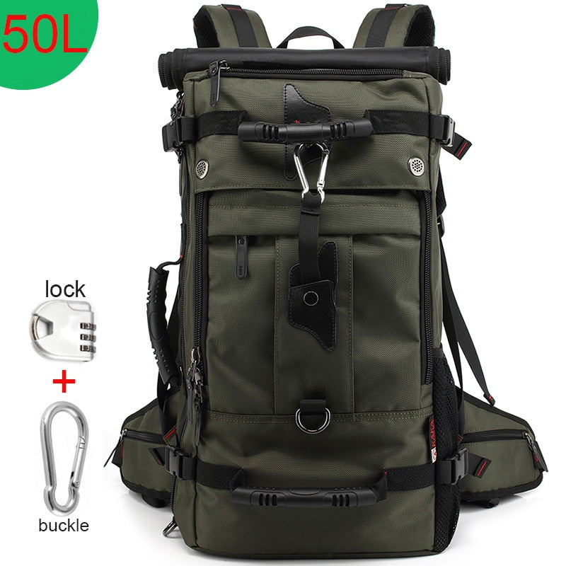 Cyflymder 50L Waterproof Travel Backpack Men Women Multifunction 17.3 Laptop Backpacks Male outdoor Luggage Bag mochilas Best quality