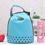 Cyflymder Portable Travel Picnic Oxford Tote Bag Organizer Insulated Thermal Carry Bag Bento Food Drinks Holder Lunch Bag