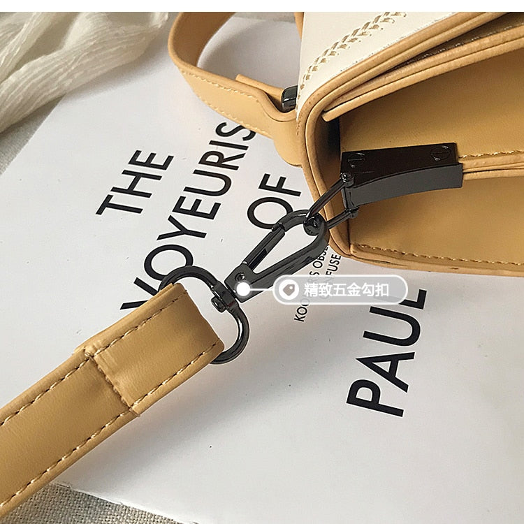 Cyflymder Elegant Female Casual Tote Bag Fashion New High Quality PU Leather Women's Designer Handbag Rivet Shoulder Messenger bag