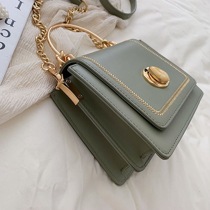 Cyflymder Leather Mini Crossbody Bags for Women Summer Shoulder Bag with Short Handle Female Phone Purses and Handbags