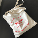 Cyflymder Women Ofr Paris French Letters Print Canvas Bag Thin Cloth Shopping Bag Female Eco Handbag Tote Bag Summer Shoulder Bag For Girl