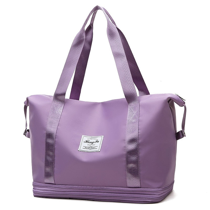 Cyflymder Waterproof Sports Fitness Bag Adjustable Gym Yoga Bag Big Travel Duffle Handbag for Women Weekend Traveling bag сумка женская