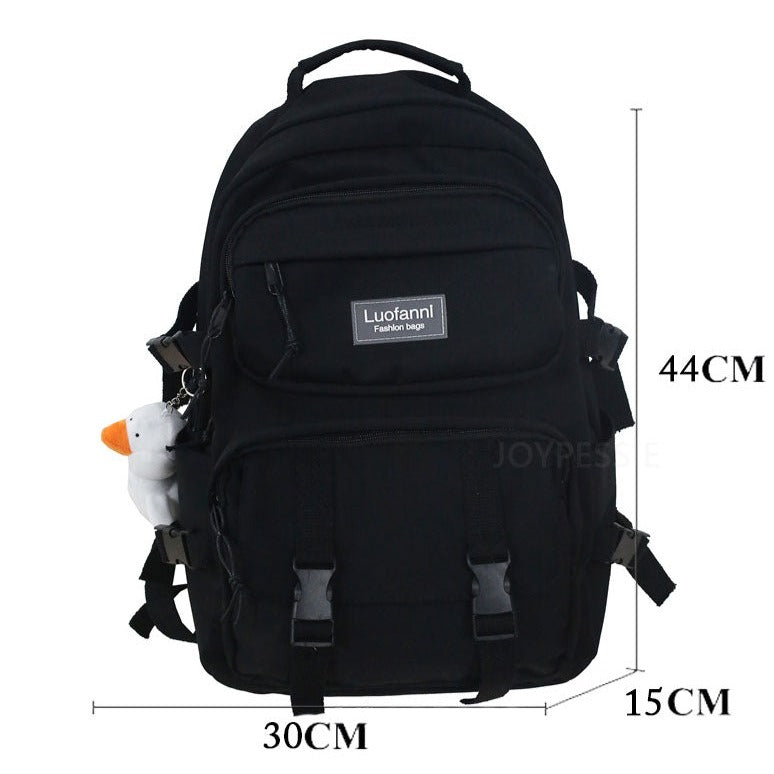 Cyflymder Fashion Men Backpack Waterproof Nylon Rucksack for Teenager Schoolbag Kawaii Women Bag Lovers Travel Shoulder Mochila