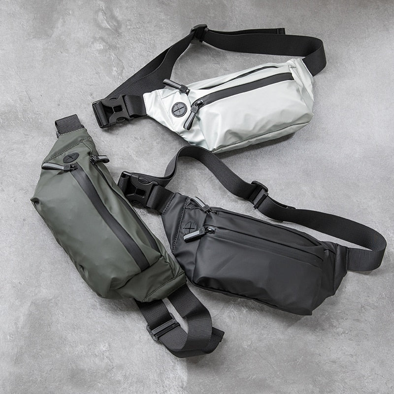 Cyflymder Waterproof Man Waist Bag Fashion Chest Pack Outdoor Sports Crossbody Bag Casual Travel Male Bum Belt Bag