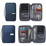 Cyflymder Waterproof Passport Holder Travel Wallet Big Credit Card Wallets Organizer Travel Accessories Document Bag Cardholder