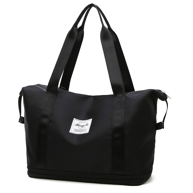 Cyflymder Waterproof Sports Fitness Bag Adjustable Gym Yoga Bag Big Travel Duffle Handbag for Women Weekend Traveling bag сумка женская
