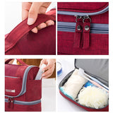 Cyflymder Designer Hanging Toiletry Bag Travel Cosmetics Bag Waterproof Oxford Organizer for Travel Accessories Toiletry Kit for Men Women