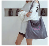 Cyflymder Tote Bag for Women Fashion Shopper Designer Handbags Large Capacity Solid Color Embroidered Shoulder Crossbody Bag