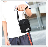 Cyflymder Male Bag Men's Satchel High Quality Men Diagonal Mini Crossbody Bags Shoulder Multi-Function Mobile Phone Bag Outdoor Sports Bag