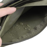 Cyflymder Men Women Nylon 4 Pockets Waterproof Waist Packs Fashion Male Wear Resistant Black Fanny Pack Messenger Shoulder Bag
