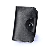 Cyflymder 1 Pc Men Card Holder Genuine Leather Business Card Holder Wallet Women Credit Card Case Unisex  Zipper Coin Purse