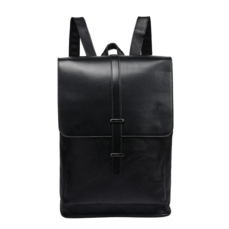 Cyflymder Vintage Men Backpack Leather Travel Bagpack School Bag School Bag