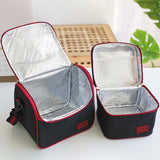 Cyflymder Thermal Lunch Bag Women Portable Insulated Cooler Bento Tote Family Travel Picnic Drink Fruit Food Fresh Organizer Accessories