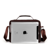 Cyflymder New Men Shoulder Bag for 10.4" Ipad PU Leather Business Handbags Men Messenger Bags Fashion Man Crossbody Bag