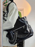 Cyflymder Trendyol Large Capacity Handbags for Women 2023 Fashion Spring Pu Leather Underarm Shoulder Bag Casual Shopping Bag