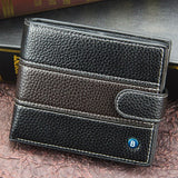 Cyflymder Men's Leather Wallet Brand Short Handy Purse Male Pocket Bag For Coin Money Leather Zipper Wallet Mini Card Holder Small Purse