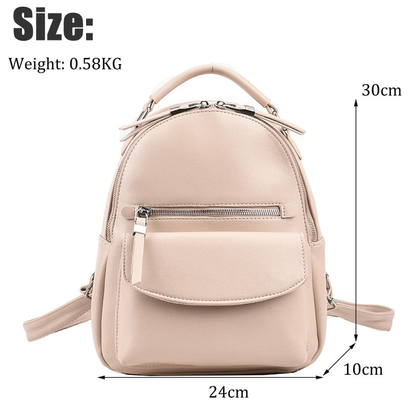 Cyflymder 2023 New Fashion backpack women high quality leather backpack high capacity school bags for teenage girls women travel backpacks