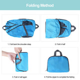 Cyflymder Foldable Backpack Camping Hiking Ultralight Folding Travel Daypack Bag Outdoor Mountaineering Sports Daypack for Men Women