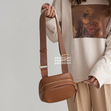 Cyflymder Women's Bags Mini Leather Shoulder Bag Simple Fashion Crossboday Bags Cloth Straps Small Bag Designer Bags Luxury Brand Bag