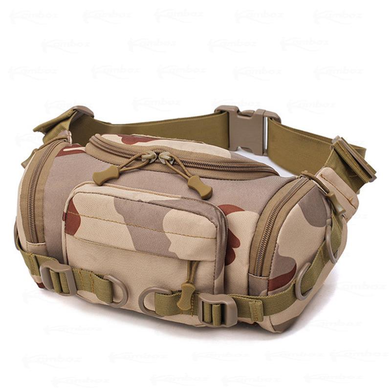 Cyflymder Military Waist Bag Tactical Fanny Pack Adjustable Strap Waterproof Sport Bag Mobile Phone Wallet Bags for Cycling Camping Hiking