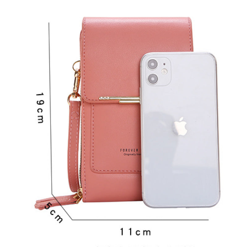 Cyflymder Women Bags Soft Leather Wallets Touch Screen Cell Phone Purse Crossbody Shoulder Strap Handbag for Female Cheap Women's Bags