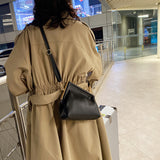Cyflymder New In Trend Pretty Pouch PU Leather Crossbody Bags Women Brand Luxury Shoulder Handbags Kawaii Totes Long Belt Clutch