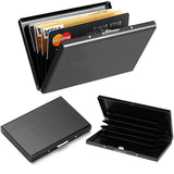 Cyflymder 1pc Card Holder Men RFID Blocking Aluminum Metal Slim Wallet Money Bag Anti-scan Credit Card Holder Thin Case Small Male Purses